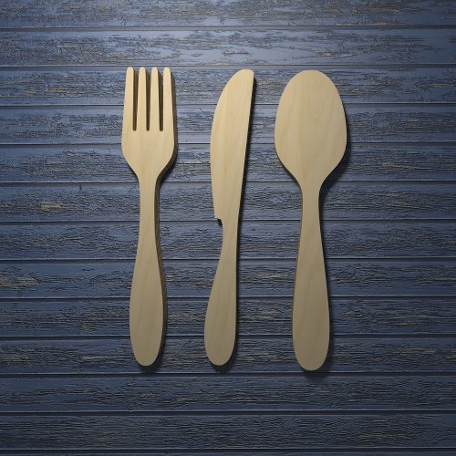 Wooden Spoon And Fork Wall Decor