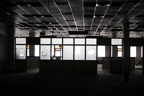 Domestic flight departure hall