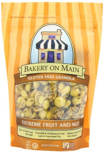 Bakery On Main Gluten Free Granola, Extreme Fruit & Nut, 12-Ounces Bags (Pack of 6)
