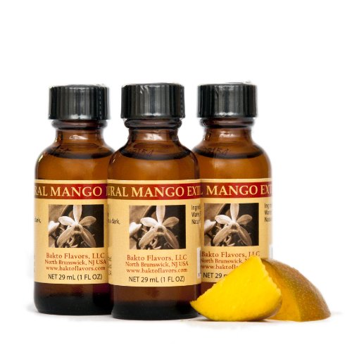 Bakto Flavors Natural Mango Extract, (1FL OZ) Pack of 3