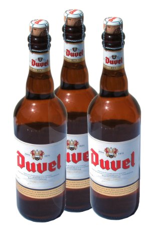 Bewertung für Original belgisches Bier - DUVEL blond, Alkohol 8,5% vol. 3 x 750 ml. für BBQ und Party!!