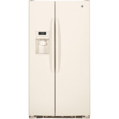 GE 25.9 Cu. Ft. Bisque Side-by-Side Refrigerator - GSHF6HGDCC