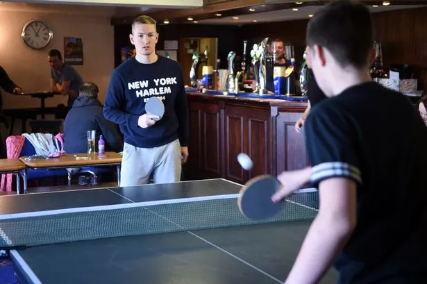 Redcar Cricket club hold a 24 hour table tennis event to raise money for improvements to the clubhouse