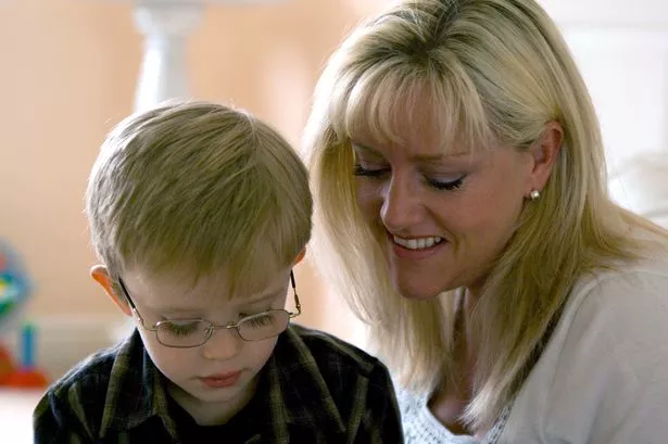 Jack Cooper with mum Debbie in 2008