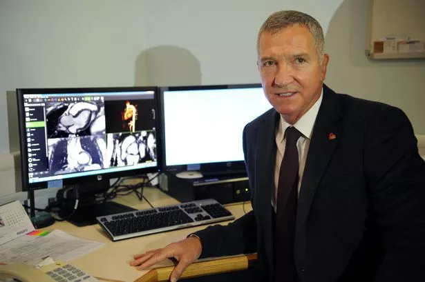Graeme Souness kicks off the cardiac scanner fundraiser at James Cook University Hospital
