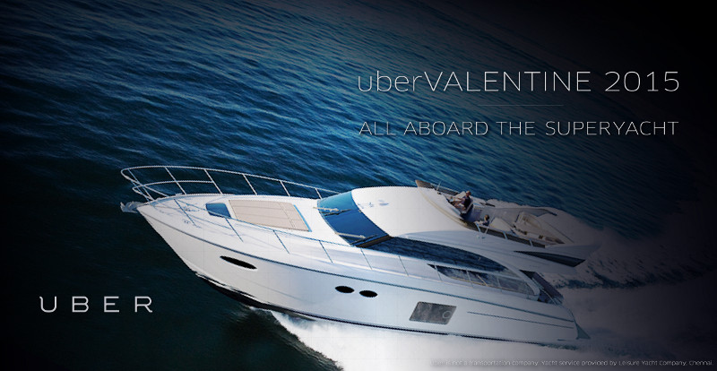 Uber offers on-demand yacht ride for Valentine’s day in Chennai