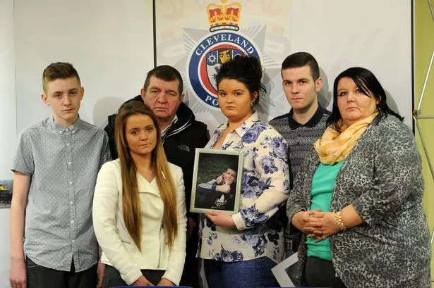 The Kerrison family appealed at Cleveland Police Head Quarters