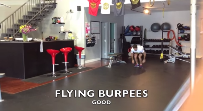 Flying-burpees