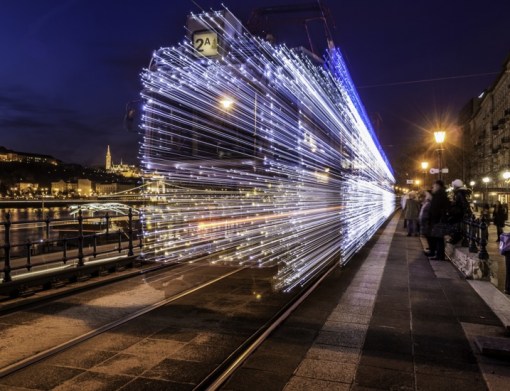 Top 10 Extended Exposure Images of Christmas Trams