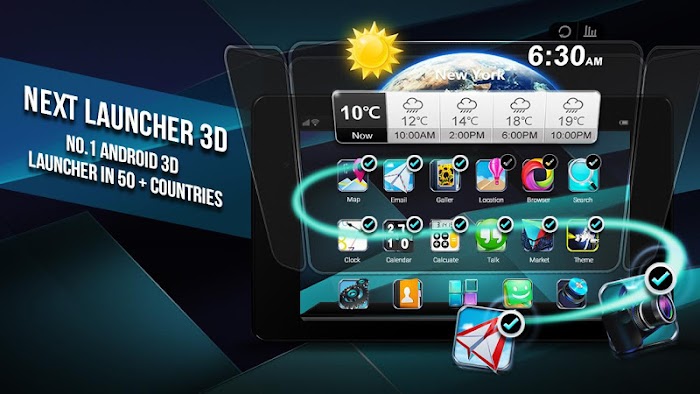  Next Launcher 3D Shell- screenshot 