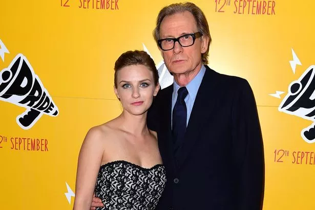 Faye Marsay and Bill Nighy attending the premiere of new film Pride in London