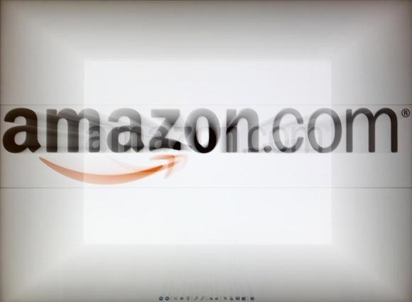 A zoomed image of a computer screen showing the Amazon logo is seen in Vienna November 26, 2012. To match Special Report TAX-AMAZON/ REUTERS/Heinz-Peter Bader