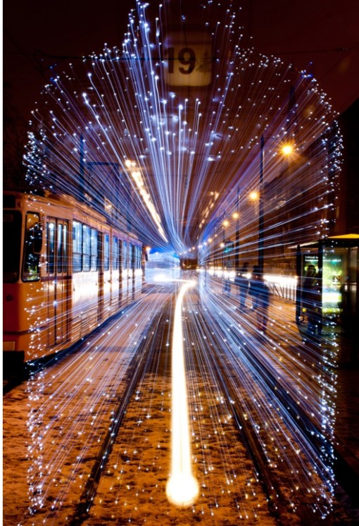 Top 10 Extended Exposure Images of Christmas Trams