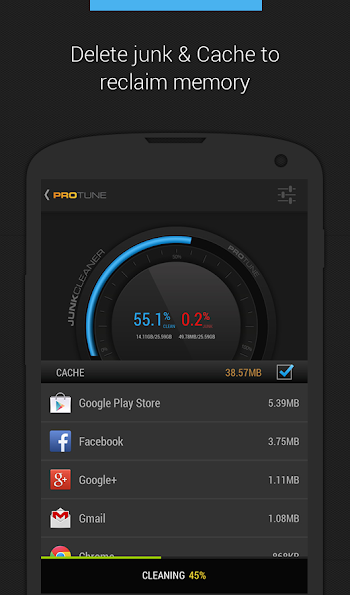  PROtune - Cleaner & Optimizer- screenshot 