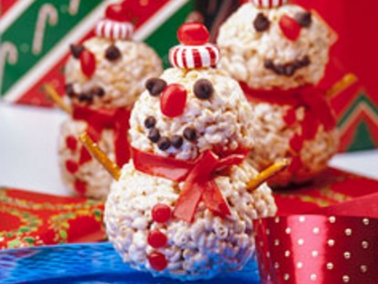 Crispy Snowmen Treats