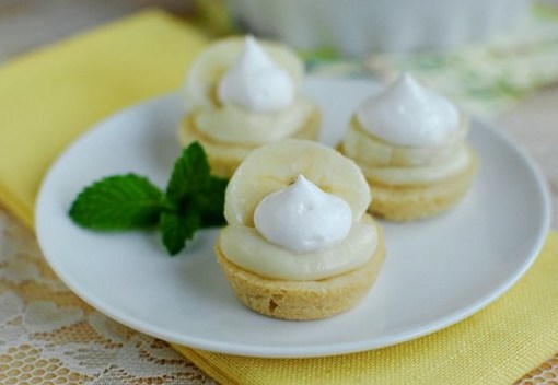 Mini Banana Cream Pie Bites