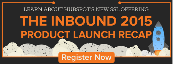 live webinar: INBOUND 2015 HubSpot product launches