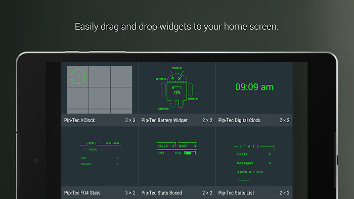  PipTec Green Icons & Live Wall- screenshot 