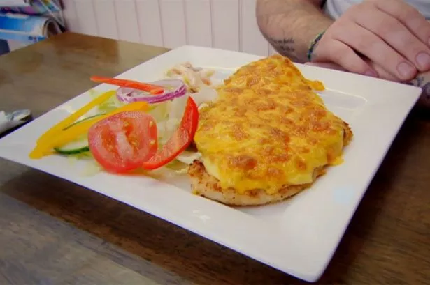 The parmo cooked by Lee Duce