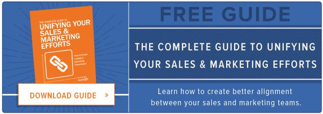 free sales and marketing alignment ebook