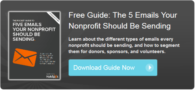 nonprofit email cta