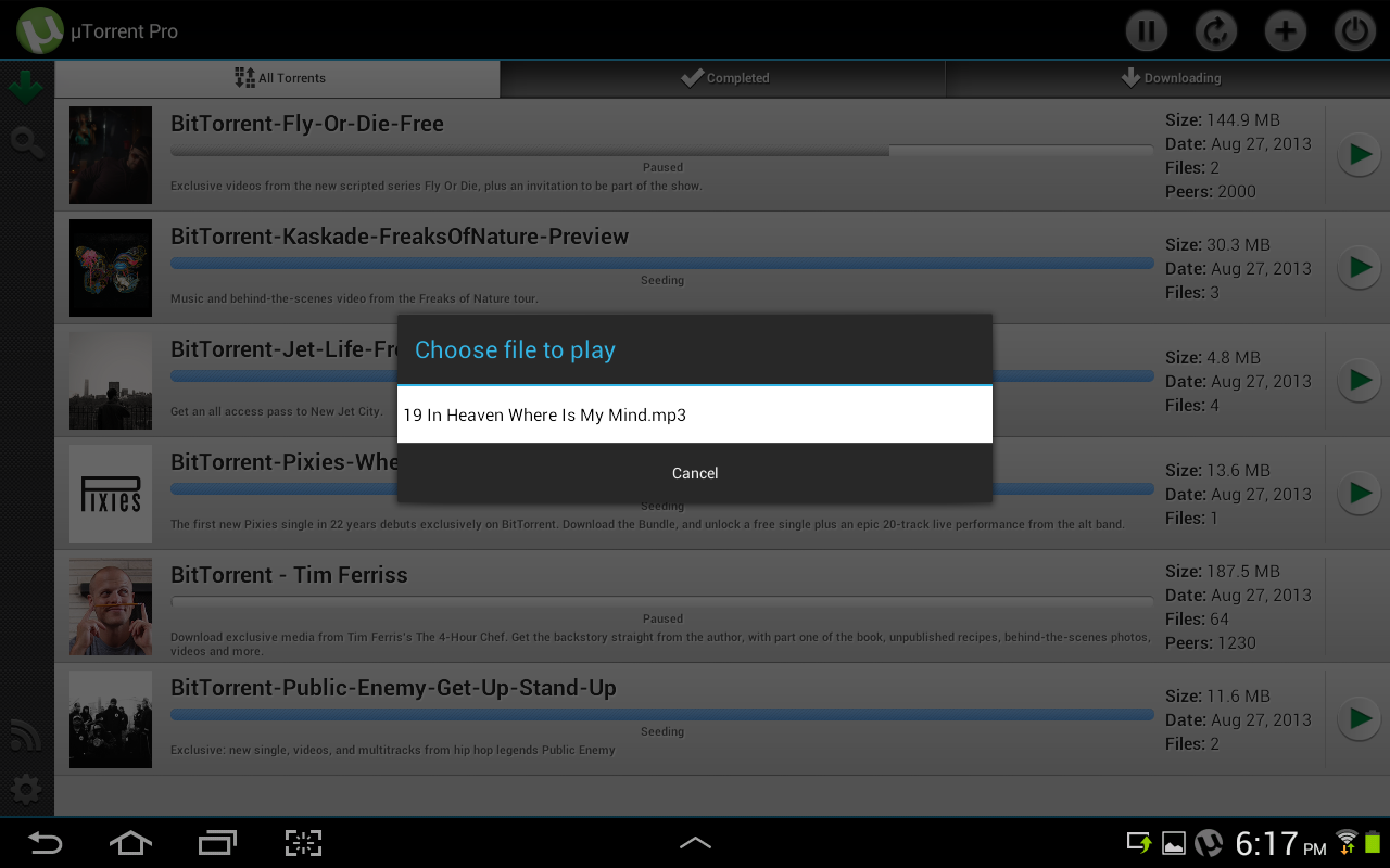 µTorrent® Pro - Torrent App - screenshot