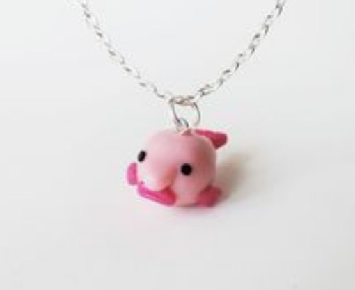 Blobfish Charm Necklace