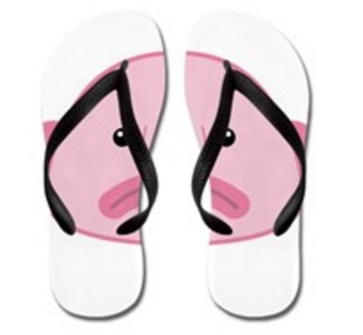 Blobfish Flip-Flops