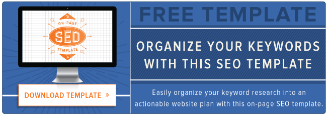 free on-page SEO template