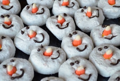 Donut Snowmen