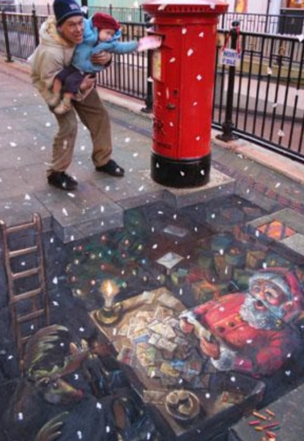 Top 10 Amazing Examples of Christmas Street Art