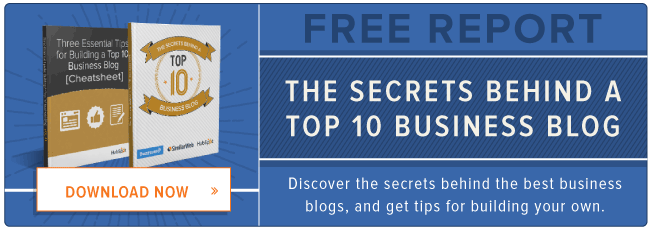 free report: secrets behind top business blogs