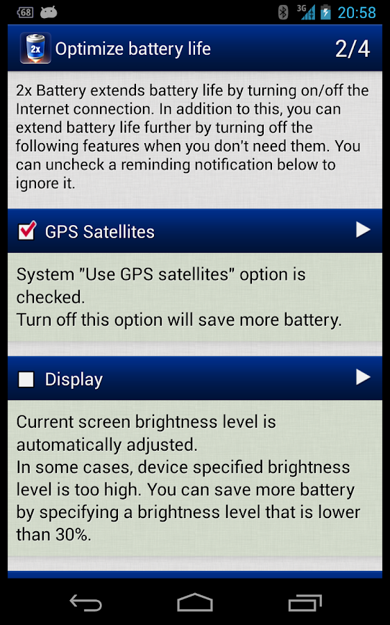 2x Battery Pro - Battery Saver - screenshot