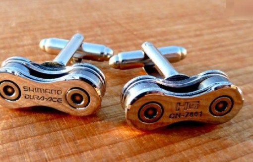 Bicycle Chain Cuff Links 