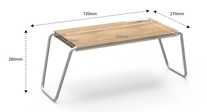 MONITORMATE PlayTable 木質多功能行動桌板