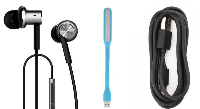 Xiaomi Mi In-Ear Headphones Pro, new Mi LED Light and Mi USB Cable launched in India