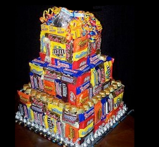 Halloween Candy Cake