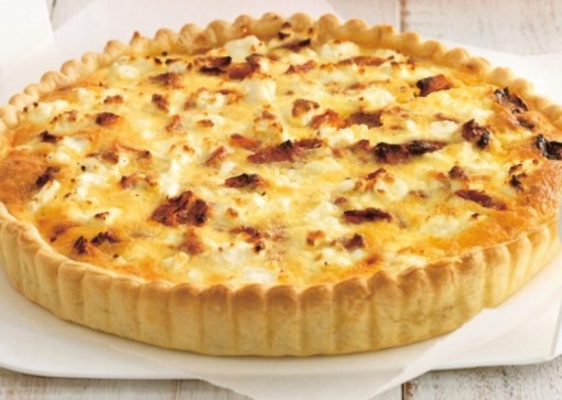 Ham, Feta And Tomato Quiche