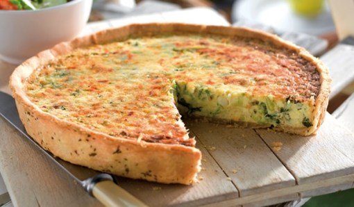 Crab & Watercress Quiche