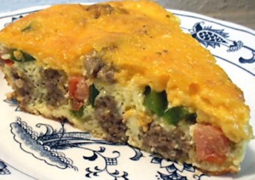 Spanish Style Sausage Quiche