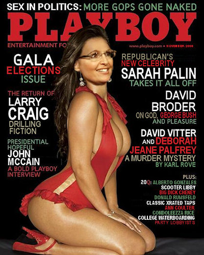 Sarah Palin is a Playboy Magazine covergirl in a sexy bikini!!