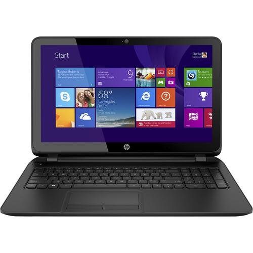 HP 15-f215dx 15.6-inch Laptop PC - AMD Quad-core A8 / 4GB Memory / 750GB HD / DVD±RW/CD-RW / HD Webcam / Windows 8.1 64-bit (Black)