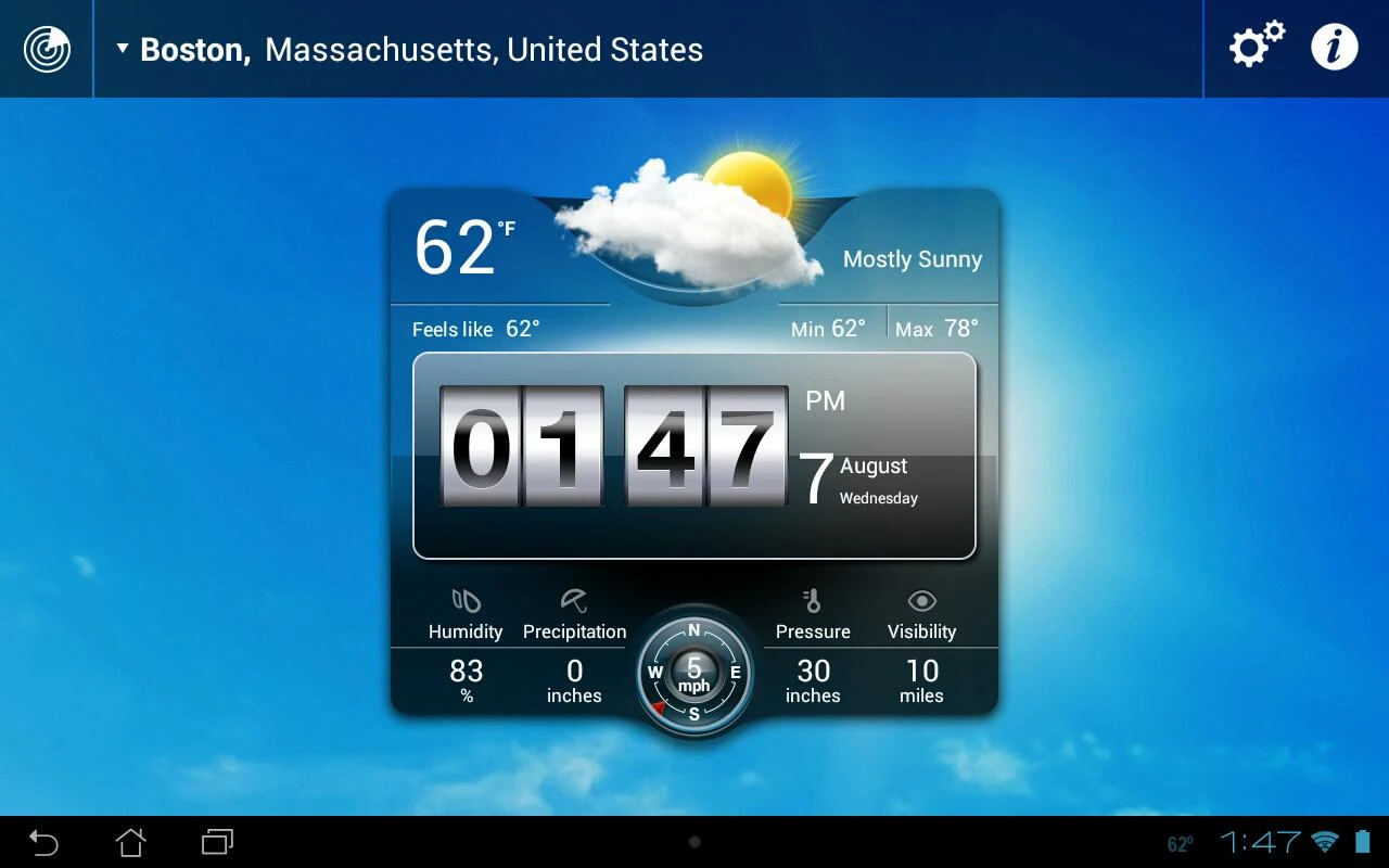 Weather Live Widgets - screenshot