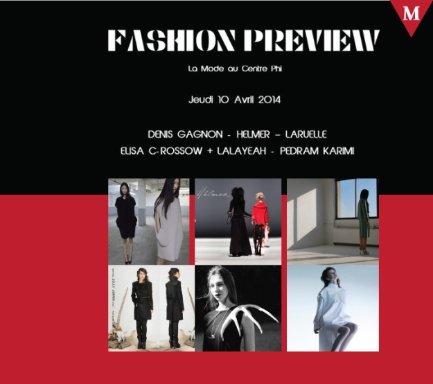 MONTRÉAL EVENT-Fashion Preview
