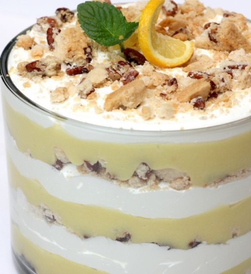 Lemon Bar Punch Bowl Cake