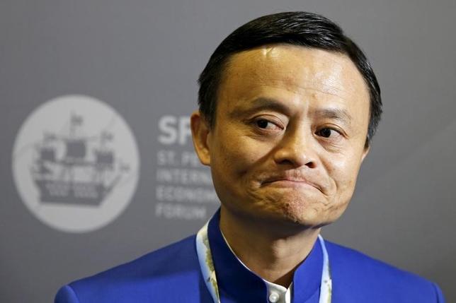 Alibaba Group's Executive Chairman Jack Ma in St. Petersburg, Russia, June 19, 2015. REUTERS/Maxim Shemetov