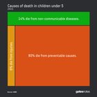 80% of deaths of children under age five are preventable.