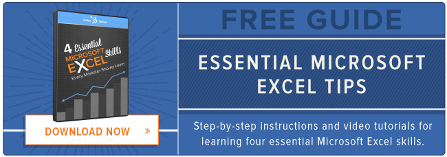 free guide: microsoft excel tips