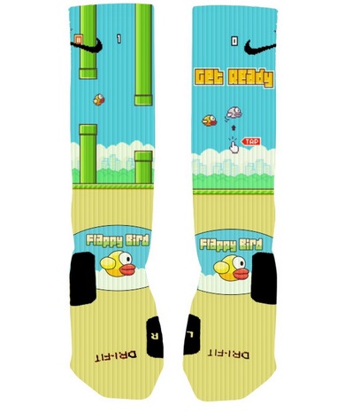 Flappy Bird Socks