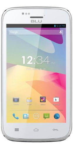 BLU Advance 4.0 Unlocked Dual SIM Phone (White)